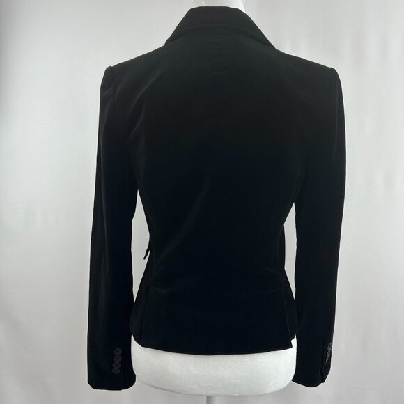 Velvet Black Tailored Blazer – Small - Picture 5 of 12